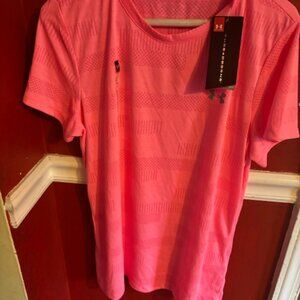 New Under Armour pink workout shirt